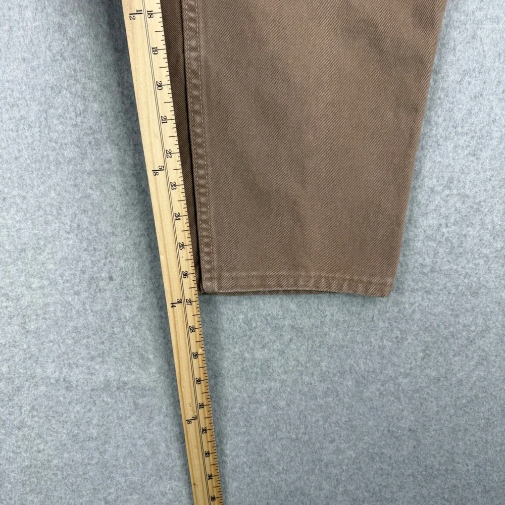 Vintage‎ Levis 545 Jeans Mens 36x27 Brown Loose Fit Faded 90s Denim Made in USA